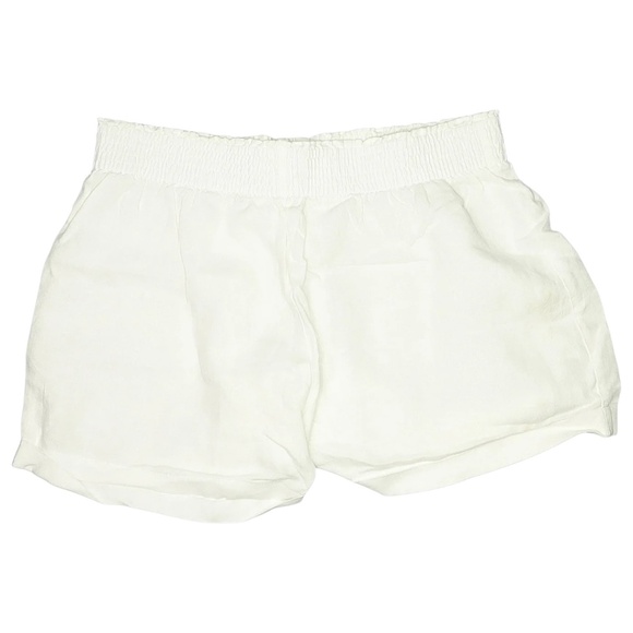 Reformation Pants - Reformation 100% Linen High Rise White Cuffed Bloomer Short Size XL